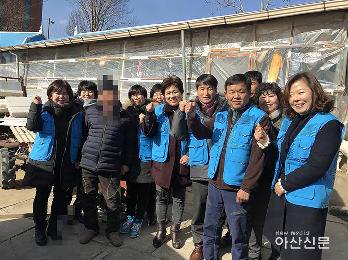 탕정면, 주거환경 봉사활동 - 2번 사진.jpg