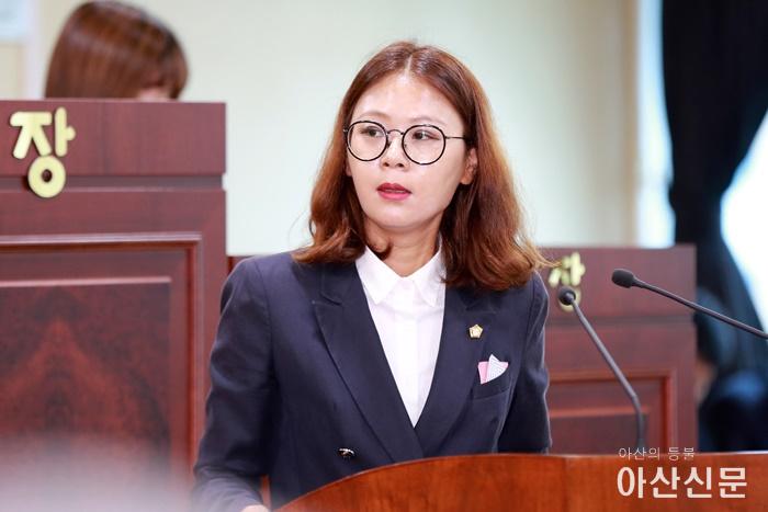 김미영의원이 “농어업인 농어업 환경개선” 주제로 5분 자유발언을 하고 있다..JPG