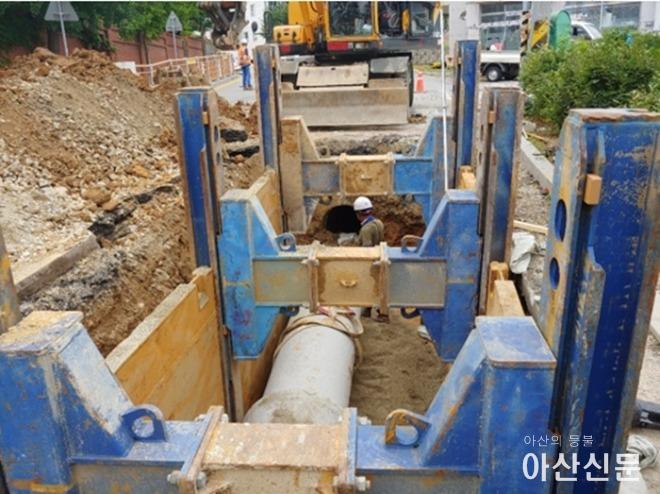 2. 아산시, 쾌적한 주거환경 조성을 위한 하수관로정비사업 ‘순항’.jpg